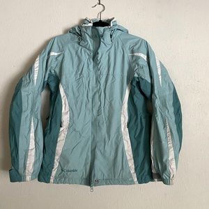 Columbia Whirlibird Interchange 3in1 Hooded Ski Parka Womens XS